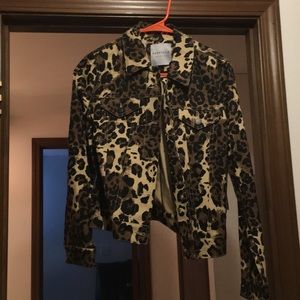 Bagatelle Leopard Jean Jacket